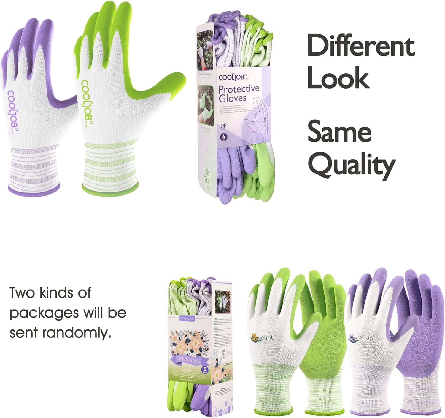 2 Pairs Gardening Gloves, Breathable Rubber Coated for Yard Garden, Outdoor Indoor Protective Work, Medium Size